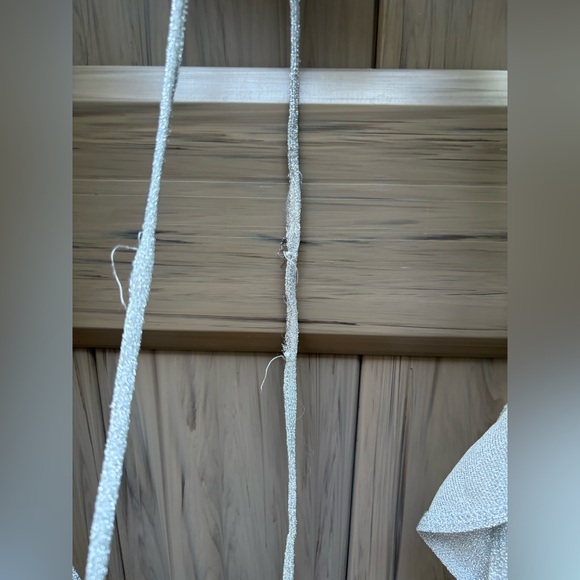 Elegant Silver Strapless Dress - Picture 9 of 13